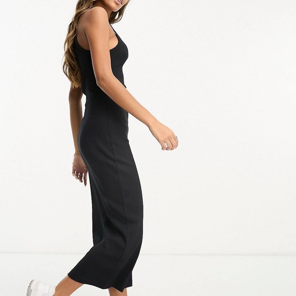 -Asos black midi dress - Picture 3 of 6
